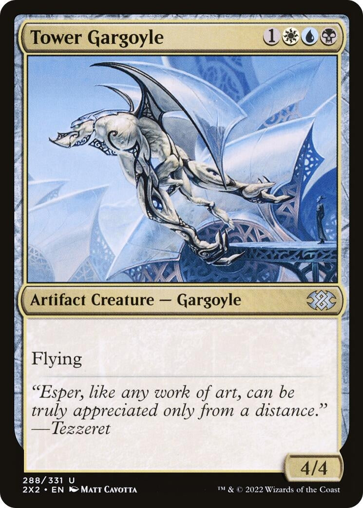 Image for Tower Gargoyle (288) [Double Masters 2022] - Magic: The Gathering