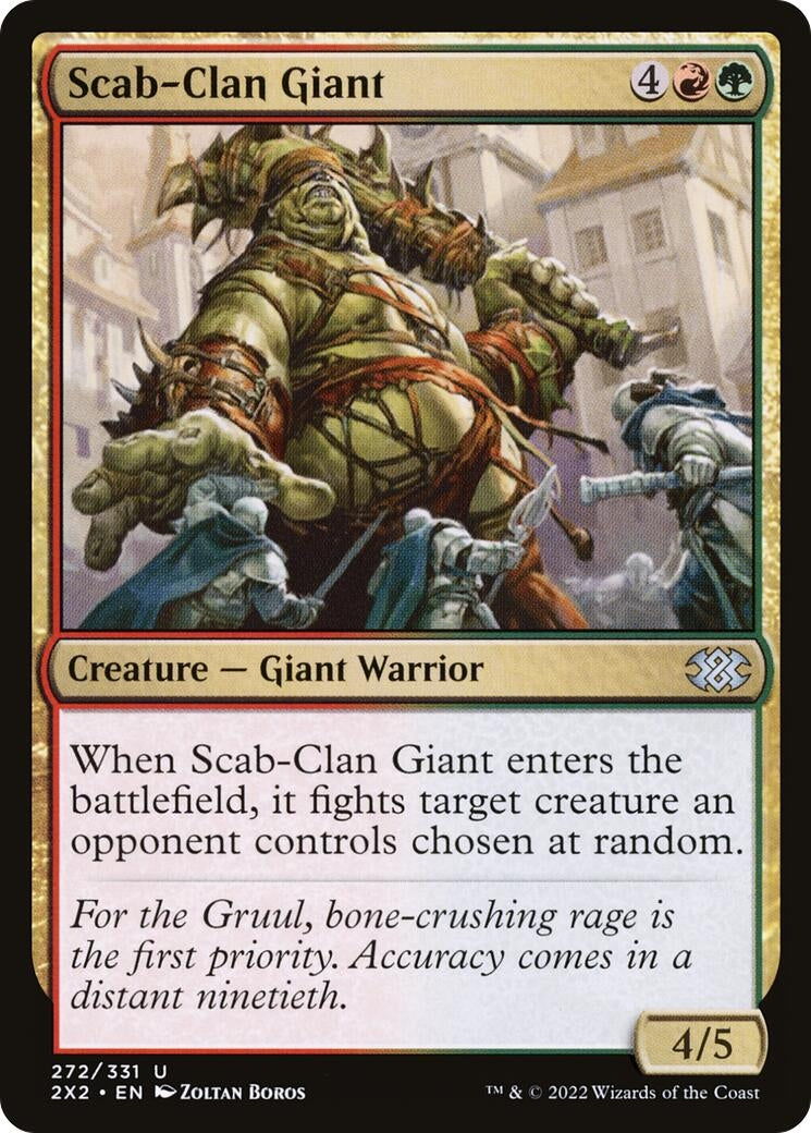 Image for Scab-Clan Giant (272) [Double Masters 2022] - Magic: The Gathering