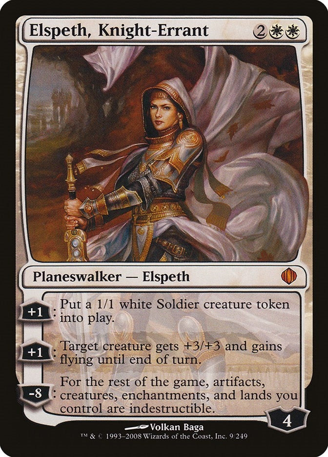 Image for Elspeth, Knight-Errant (9) [Shards of Alara] - Magic: The Gathering
