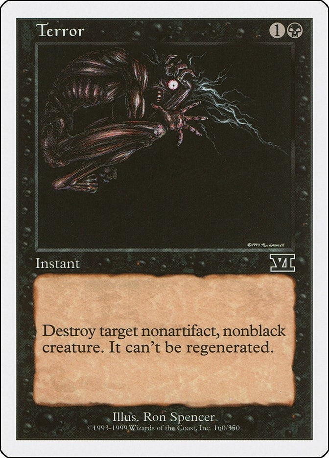 Image for Terror (160) [Classic Sixth Edition] - Magic: The Gathering