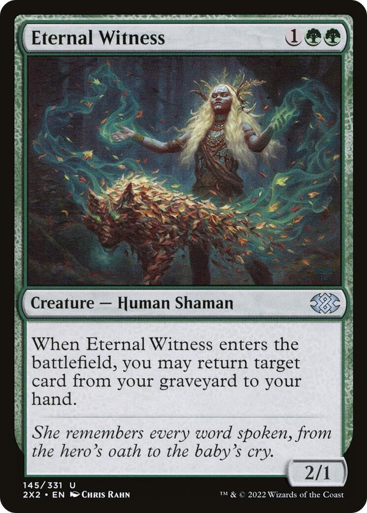 Image for Eternal Witness (145) [Double Masters 2022] - Magic: The Gathering