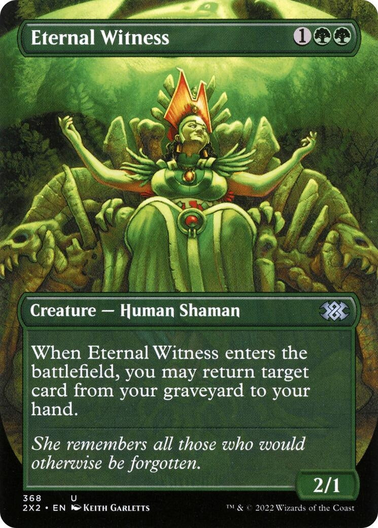 Image for Eternal Witness (Borderless) (368) [Double Masters 2022] - Magic: The Gathering
