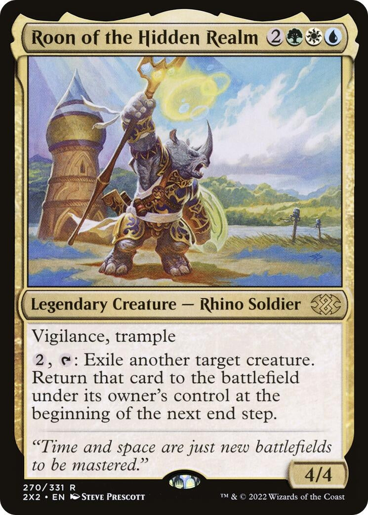 Image for Roon of the Hidden Realm (270) [Double Masters 2022] - Magic: The Gathering