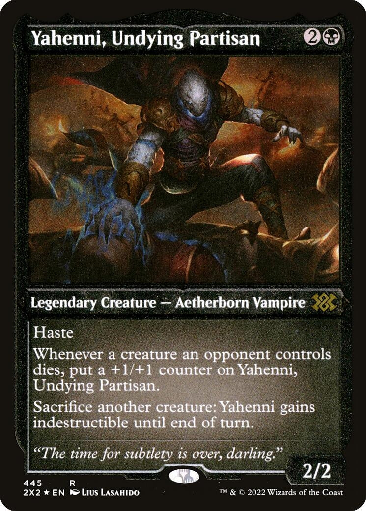 Image for Yahenni, Undying Partisan (Foil Etched) (445) [Double Masters 2022] - Magic: The Gathering