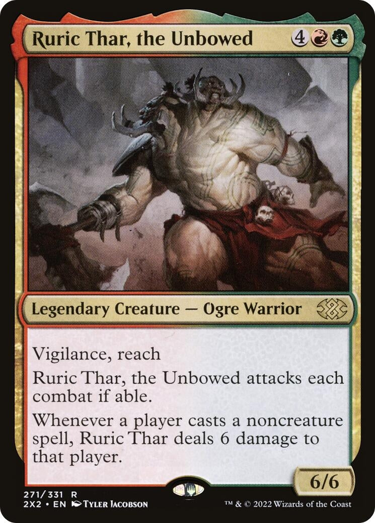 Image for Ruric Thar, the Unbowed (271) [Double Masters 2022] - Magic: The Gathering