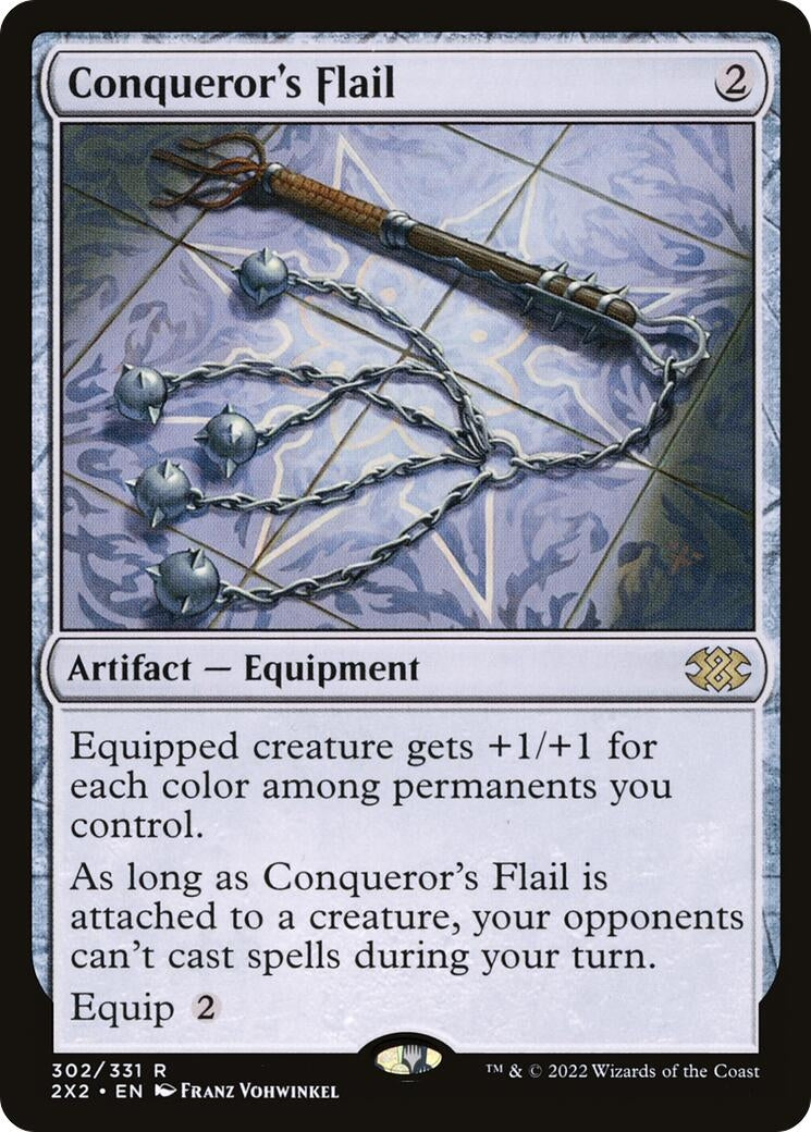 Image for Conqueror's Flail (302) [Double Masters 2022] - Magic: The Gathering