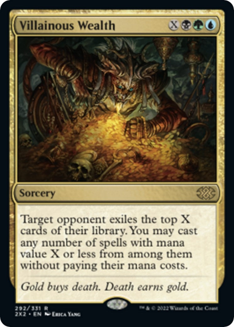 Image for Villainous Wealth (292) [Double Masters 2022] - Magic: The Gathering