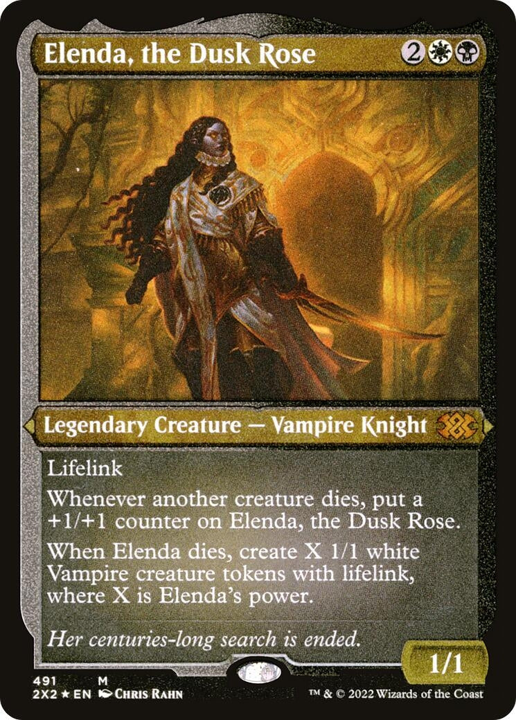 Image for Elenda, the Dusk Rose (Foil Etched) (491) [Double Masters 2022] - Magic: The Gathering