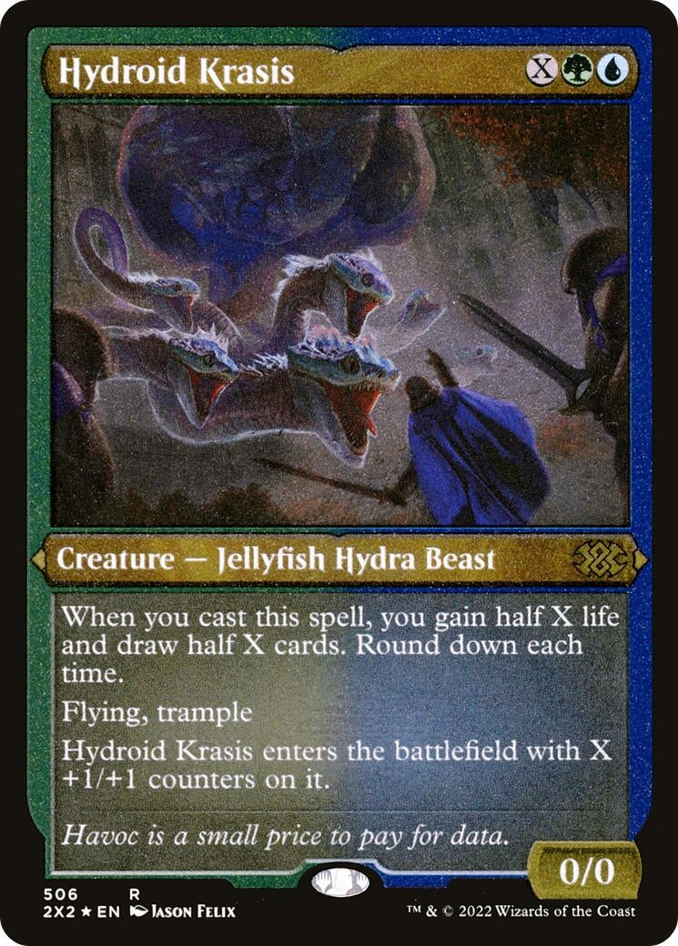 Image for Hydroid Krasis (Foil Etched) (506) [Double Masters 2022] - Magic: The Gathering