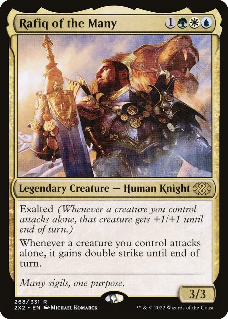 Image for Rafiq of the Many (268) [Double Masters 2022] - Magic: The Gathering