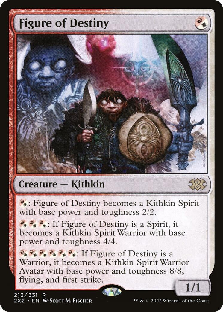 Image for Figure of Destiny (213) [Double Masters 2022] - Magic: The Gathering