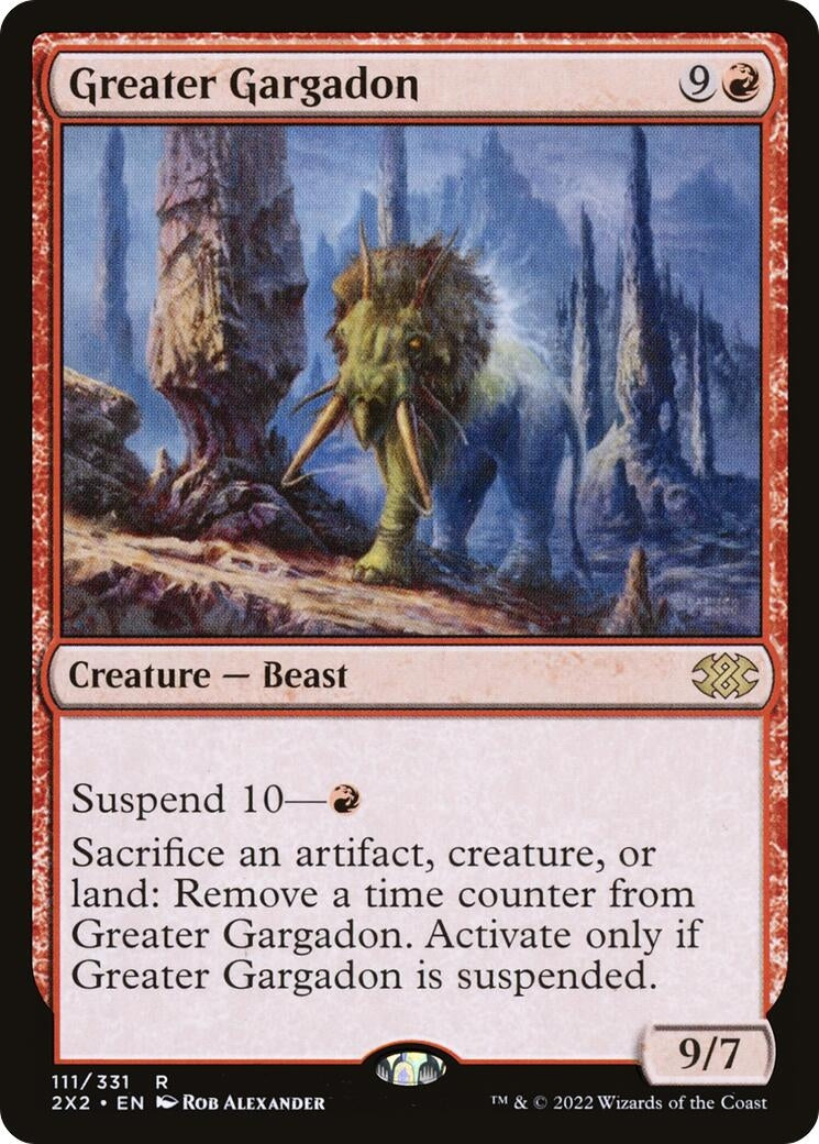 Image for Greater Gargadon (111) [Double Masters 2022] - Magic: The Gathering