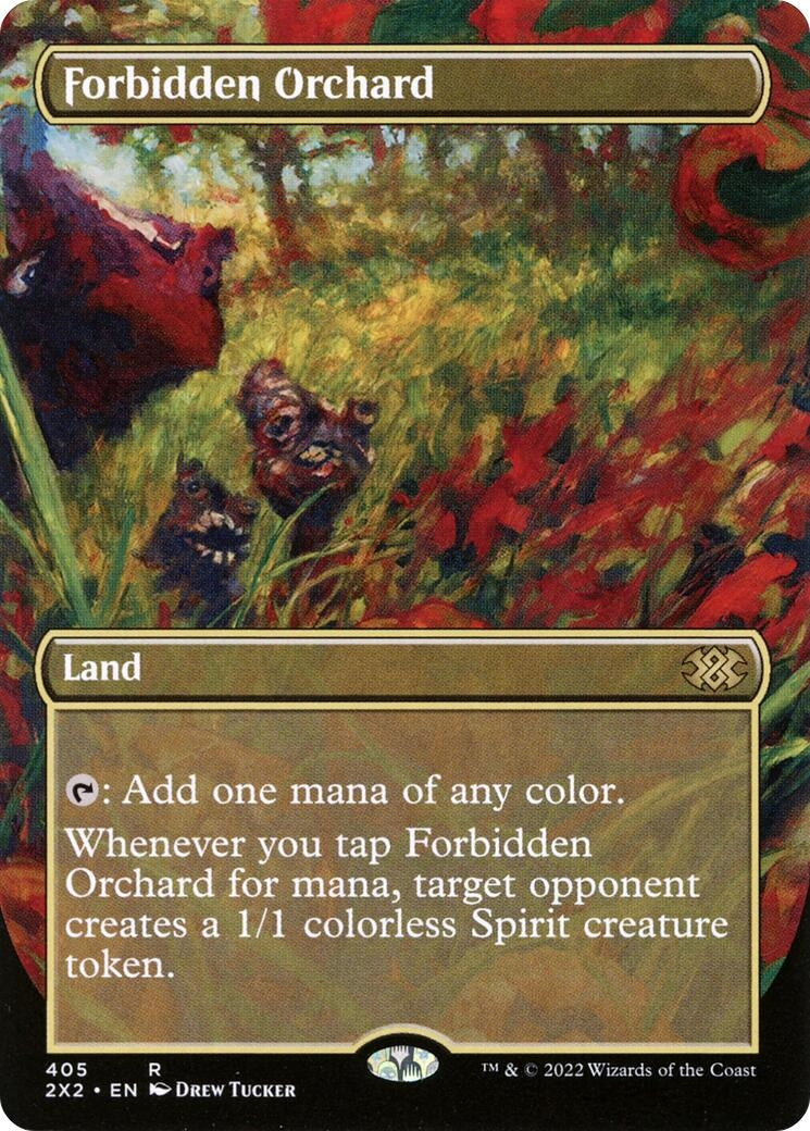 Image for Forbidden Orchard (Borderless) (405) [Double Masters 2022] - Magic: The Gathering