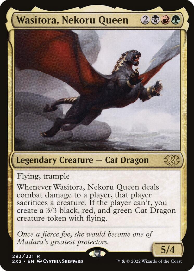Image for Wasitora, Nekoru Queen (293) [Double Masters 2022] - Magic: The Gathering