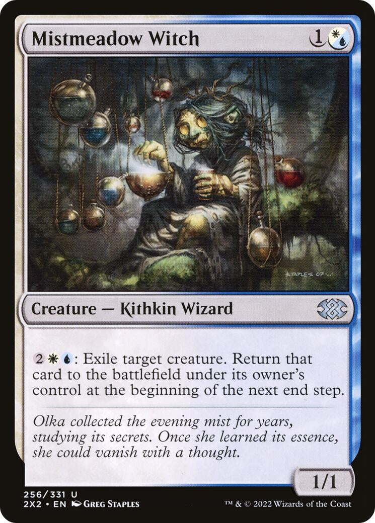 Image for Mistmeadow Witch (256) [Double Masters 2022] - Magic: The Gathering