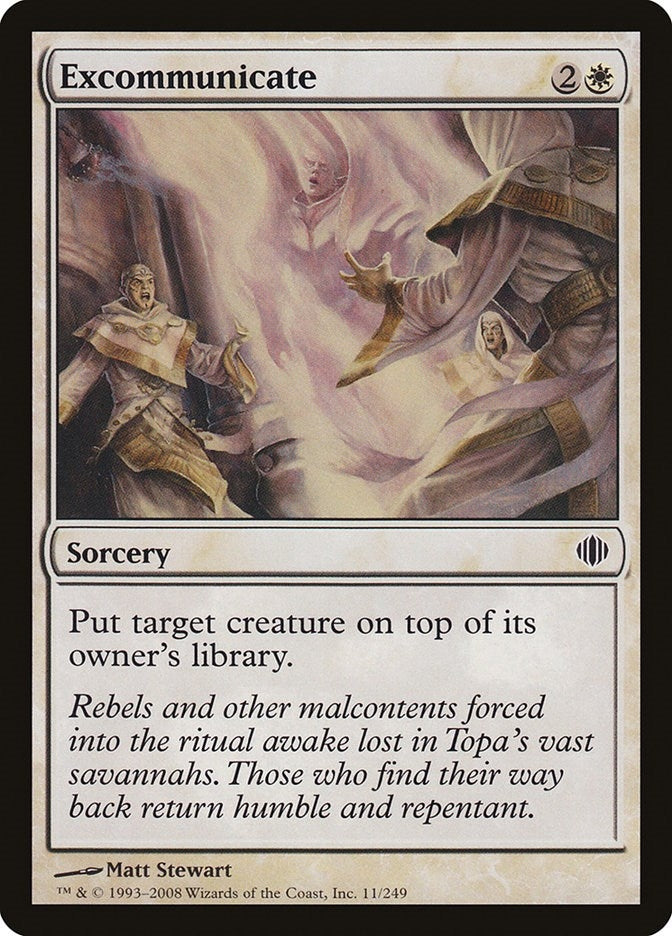 Image for Excommunicate (11) [Shards of Alara] - Magic: The Gathering
