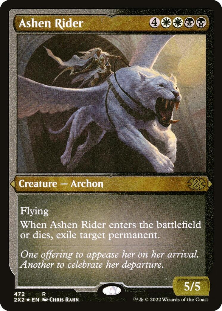 Image for Ashen Rider (Foil Etched) (472) [Double Masters 2022] - Magic: The Gathering