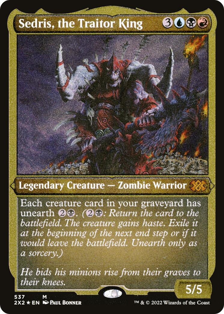 Image for Sedris, the Traitor King (Foil Etched) (537) [Double Masters 2022] - Magic: The Gathering