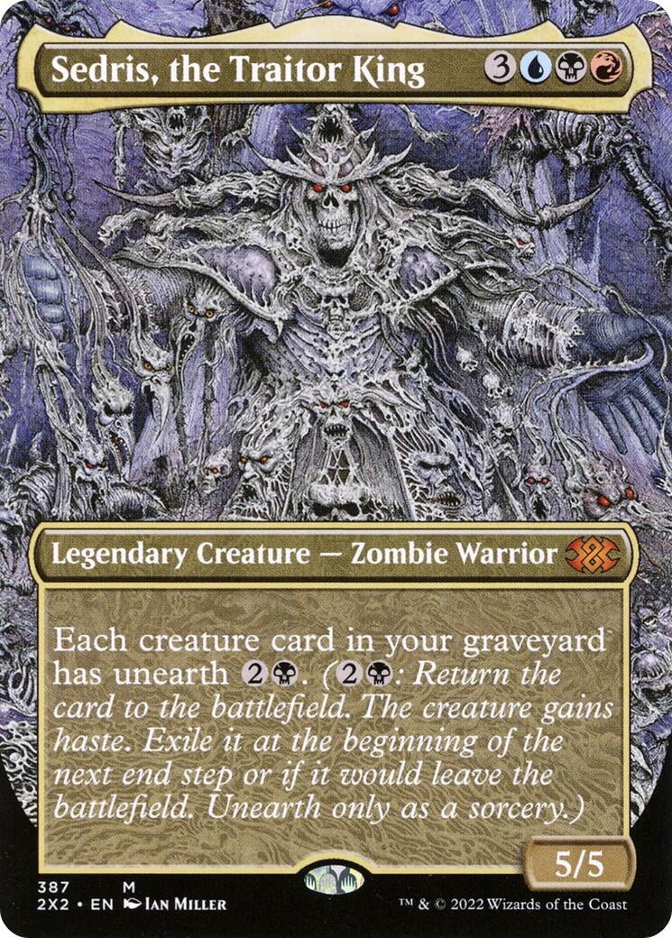Image for Sedris, the Traitor King (Borderless) (387) [Double Masters 2022] - Magic: The Gathering