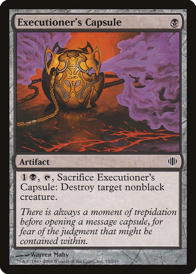 Image for Executioner's Capsule (75) [Shards of Alara] - Magic: The Gathering