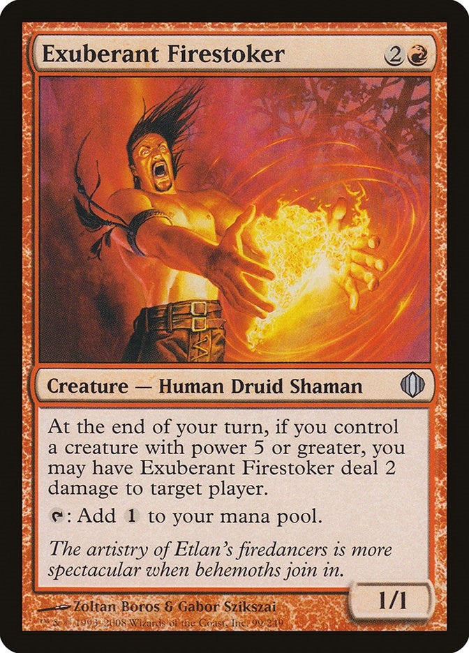 Image for Exuberant Firestoker (99) [Shards of Alara] - Magic: The Gathering
