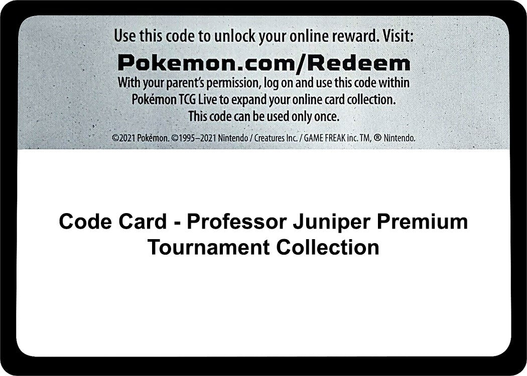 Image for Code Card - Professor Juniper Premium Tournament Collection [Miscellaneous Cards & Products] - Pokemon