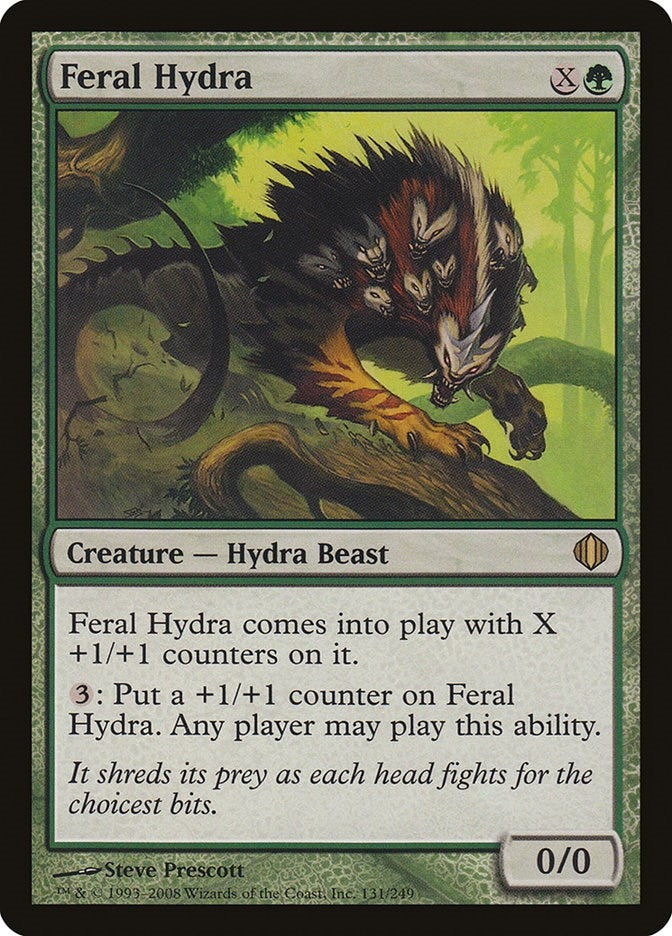 Image for Feral Hydra (131) [Shards of Alara] - Magic: The Gathering