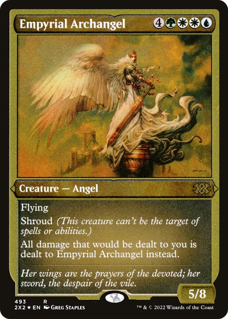 Image for Empyrial Archangel (Foil Etched) (493) [Double Masters 2022] - Magic: The Gathering