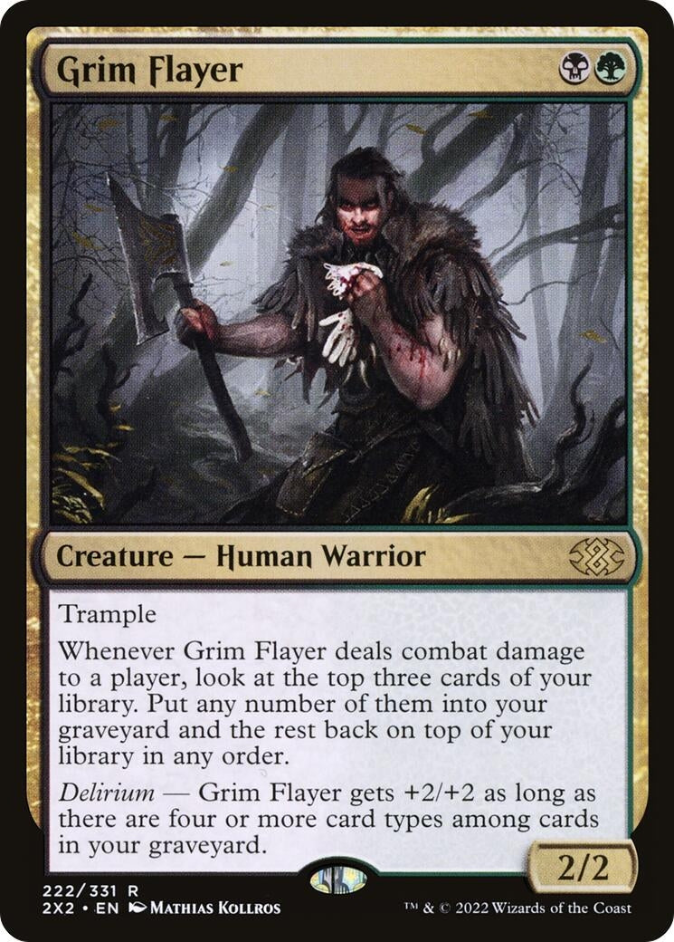 Image for Grim Flayer (222) [Double Masters 2022] - Magic: The Gathering