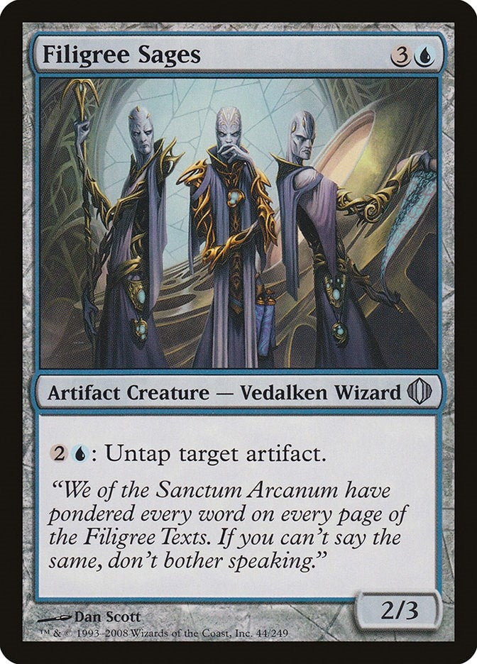 Image for Filigree Sages (44) [Shards of Alara] - Magic: The Gathering