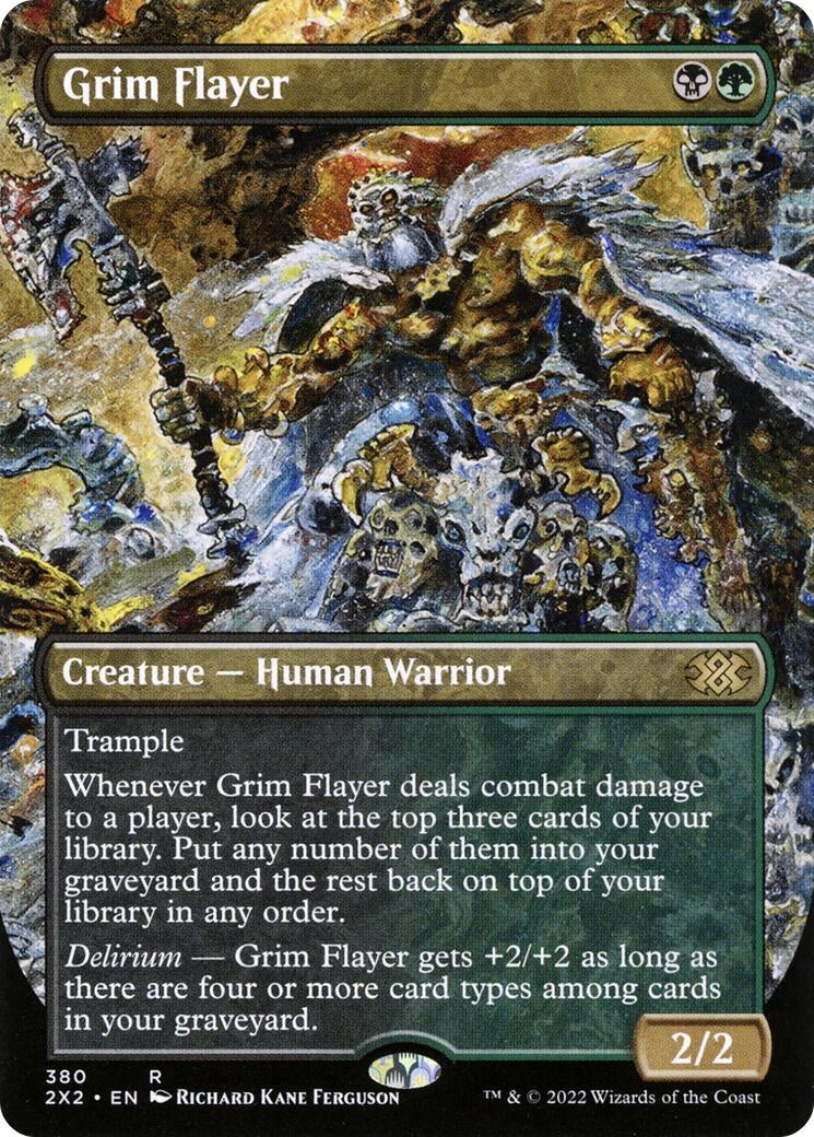 Image for Grim Flayer (Borderless) (380) [Double Masters 2022] - Magic: The Gathering
