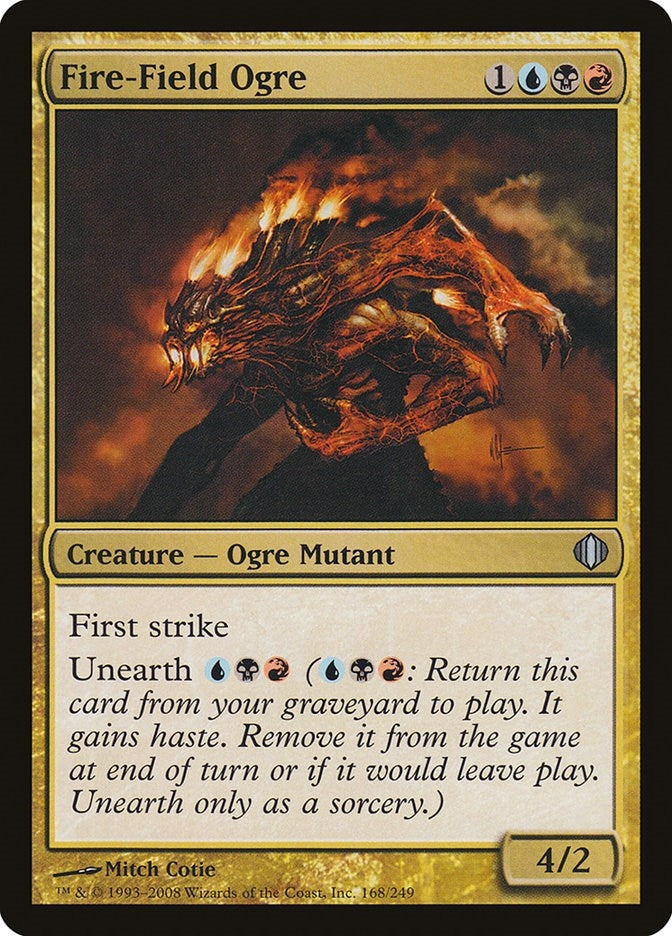 Image for Fire-Field Ogre (168) [Shards of Alara] - Magic: The Gathering