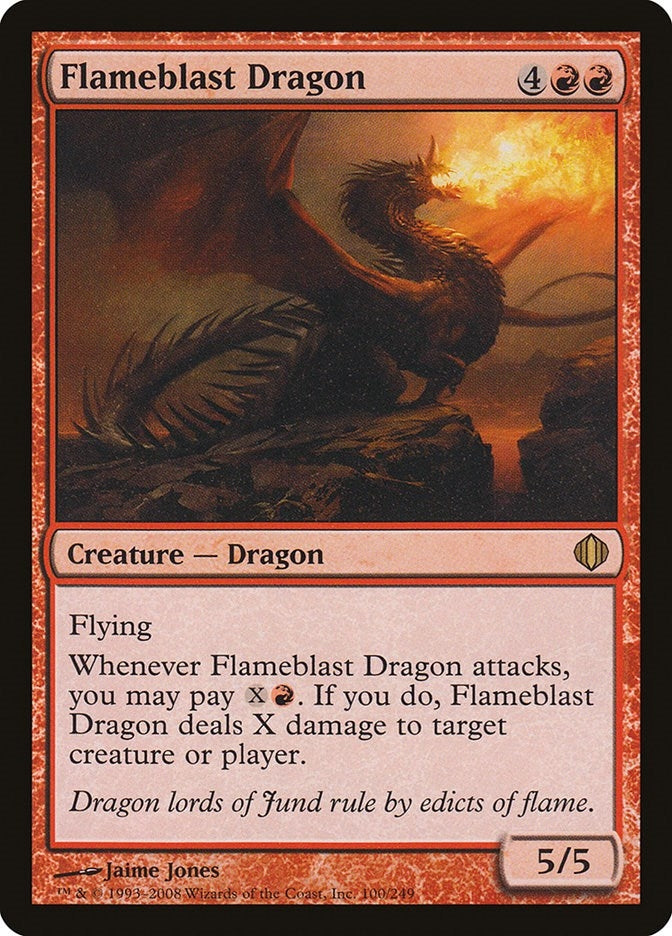 Image for Flameblast Dragon (100) [Shards of Alara] - Magic: The Gathering