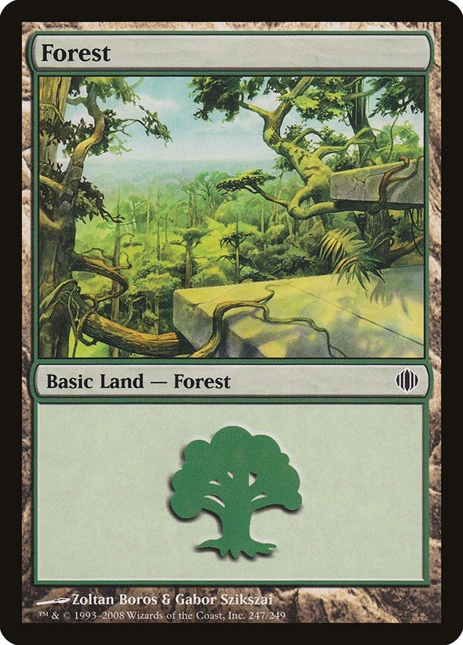 Image for Forest (247) (247) [Shards of Alara] - Magic: The Gathering