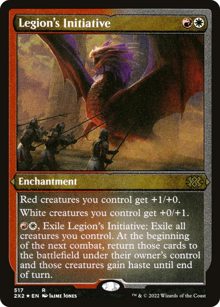 Image for Legion's Initiative (Foil Etched) (517) [Double Masters 2022] - Magic: The Gathering