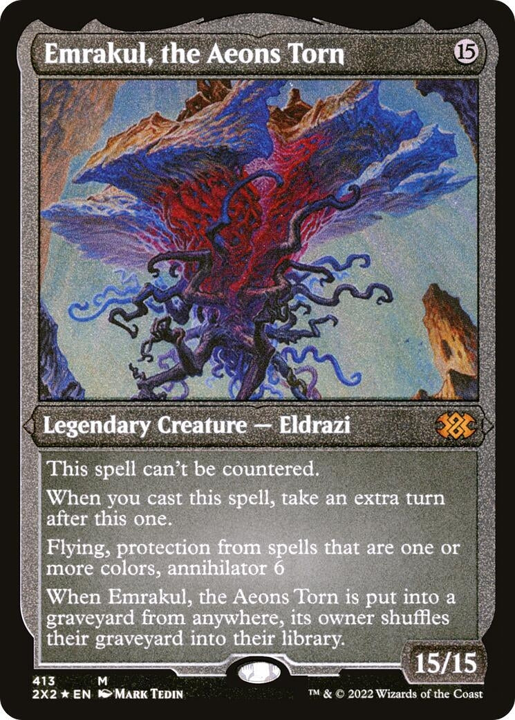 Image for Emrakul, the Aeons Torn (Foil Etched) (413) [Double Masters 2022] - Magic: The Gathering