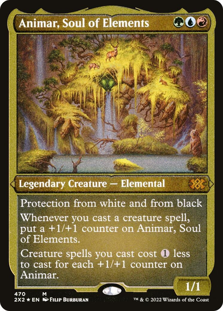 Image for Animar, Soul of Elements (Foil Etched) (470) [Double Masters 2022] - Magic: The Gathering