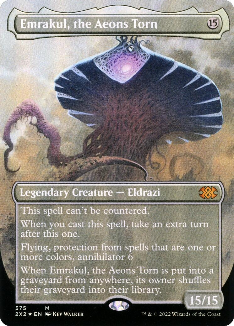 Image for Emrakul, the Aeons Torn (Textured Foil) (575) [Double Masters 2022] - Magic: The Gathering