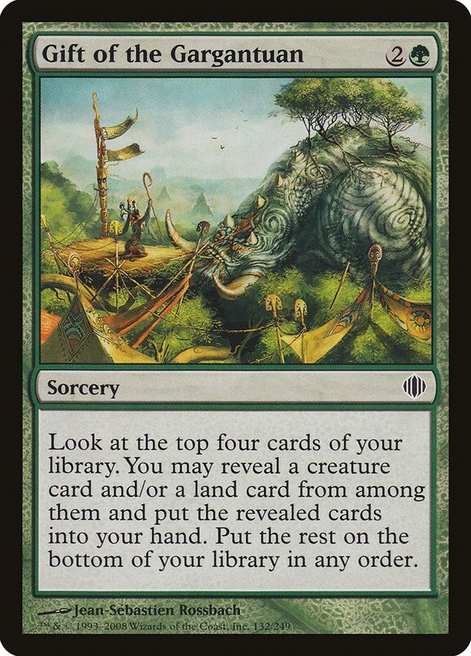 Image for Gift of the Gargantuan (132) [Shards of Alara] - Magic: The Gathering