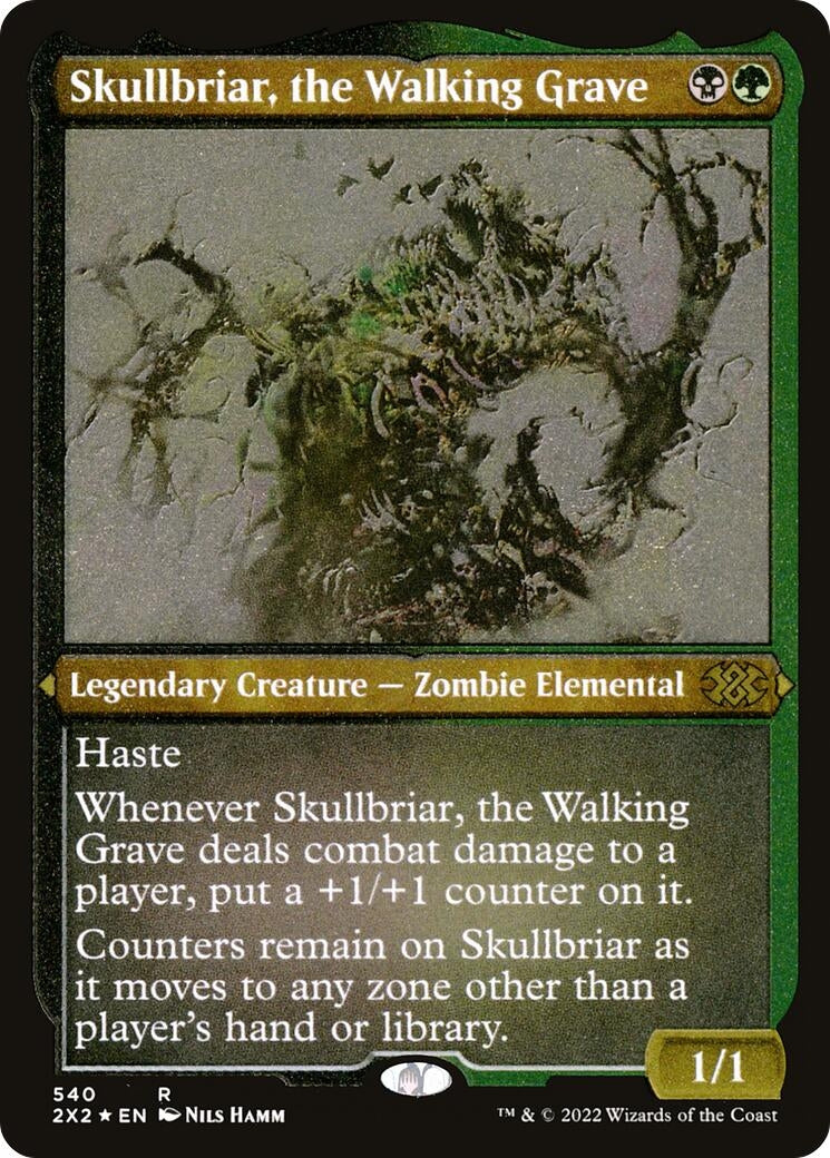Image for Skullbriar, the Walking Grave (Foil Etched) (540) [Double Masters 2022] - Magic: The Gathering