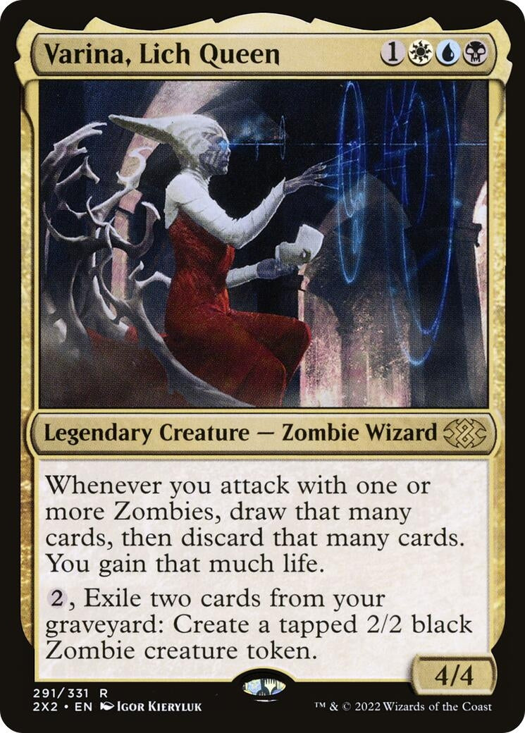 Image for Varina, Lich Queen (291) [Double Masters 2022] - Magic: The Gathering