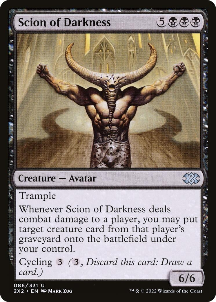 Image for Scion of Darkness (86) [Double Masters 2022] - Magic: The Gathering