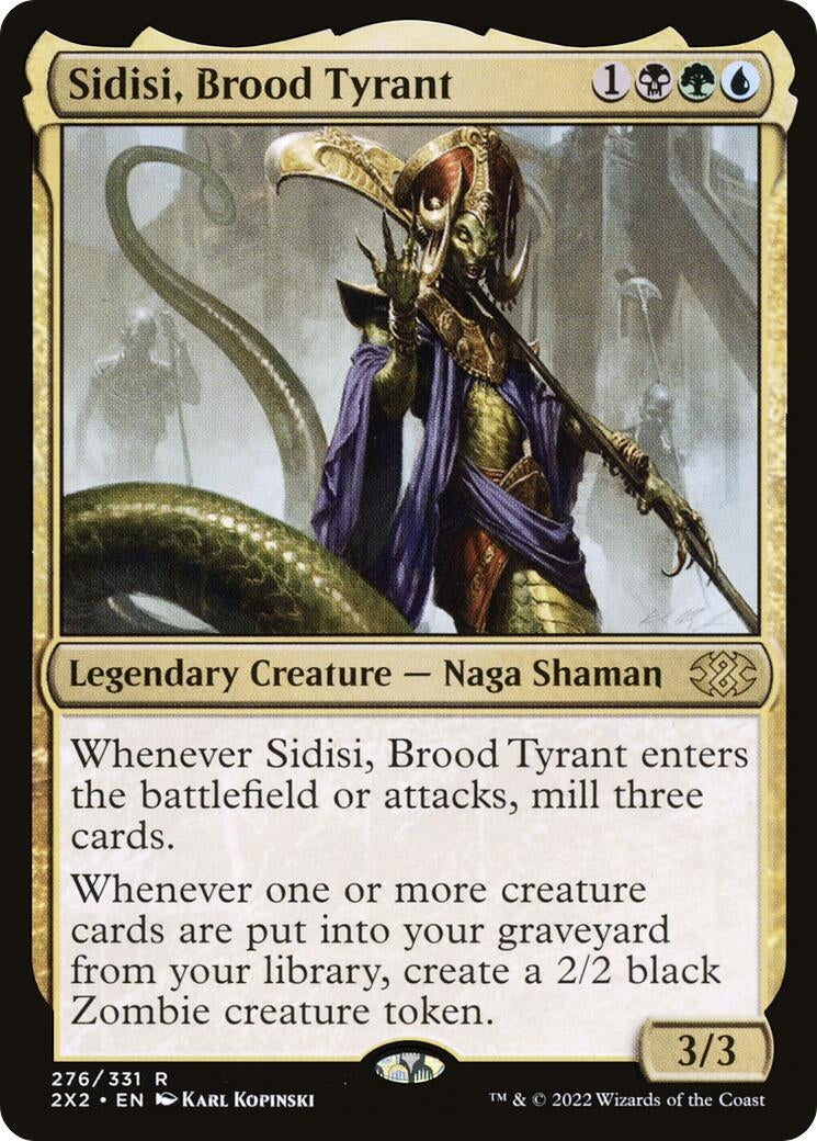 Image for Sidisi, Brood Tyrant (276) [Double Masters 2022] - Magic: The Gathering
