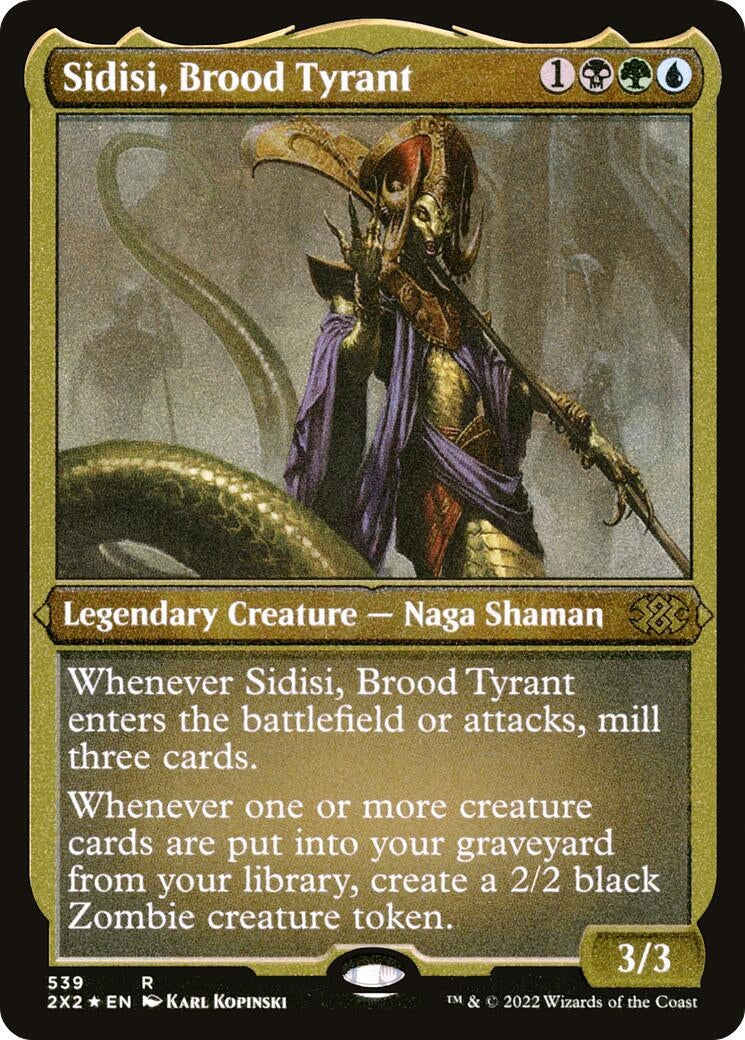 Image for Sidisi, Brood Tyrant (Foil Etched) (539) [Double Masters 2022] - Magic: The Gathering