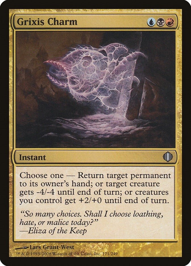 Image for Grixis Charm (171) [Shards of Alara] - Magic: The Gathering