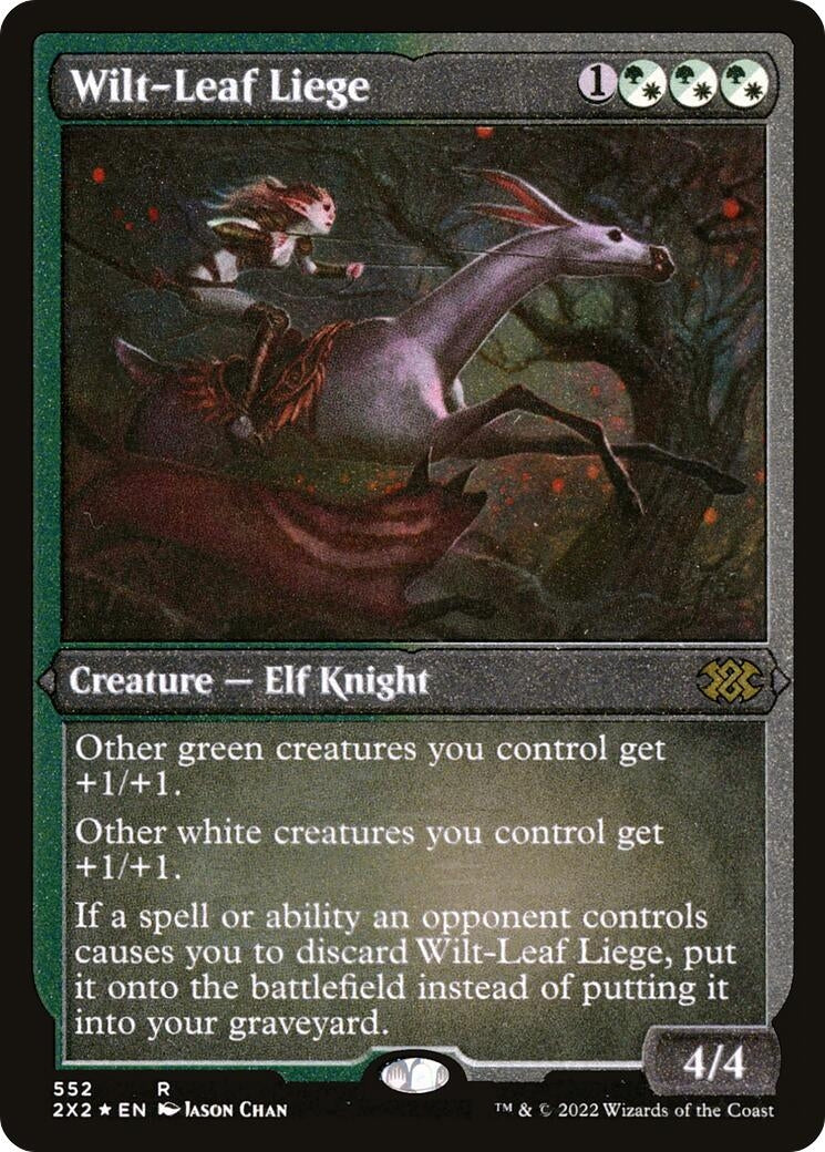 Image for Wilt-Leaf Liege (Foil Etched) (552) [Double Masters 2022] - Magic: The Gathering