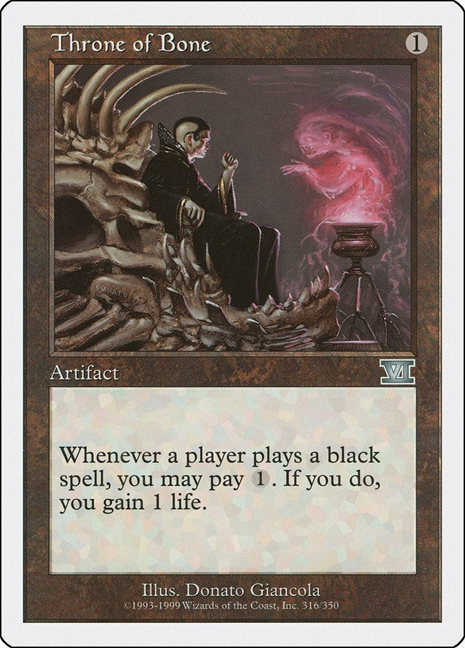 Image for Throne of Bone (316) [Classic Sixth Edition] - Magic: The Gathering