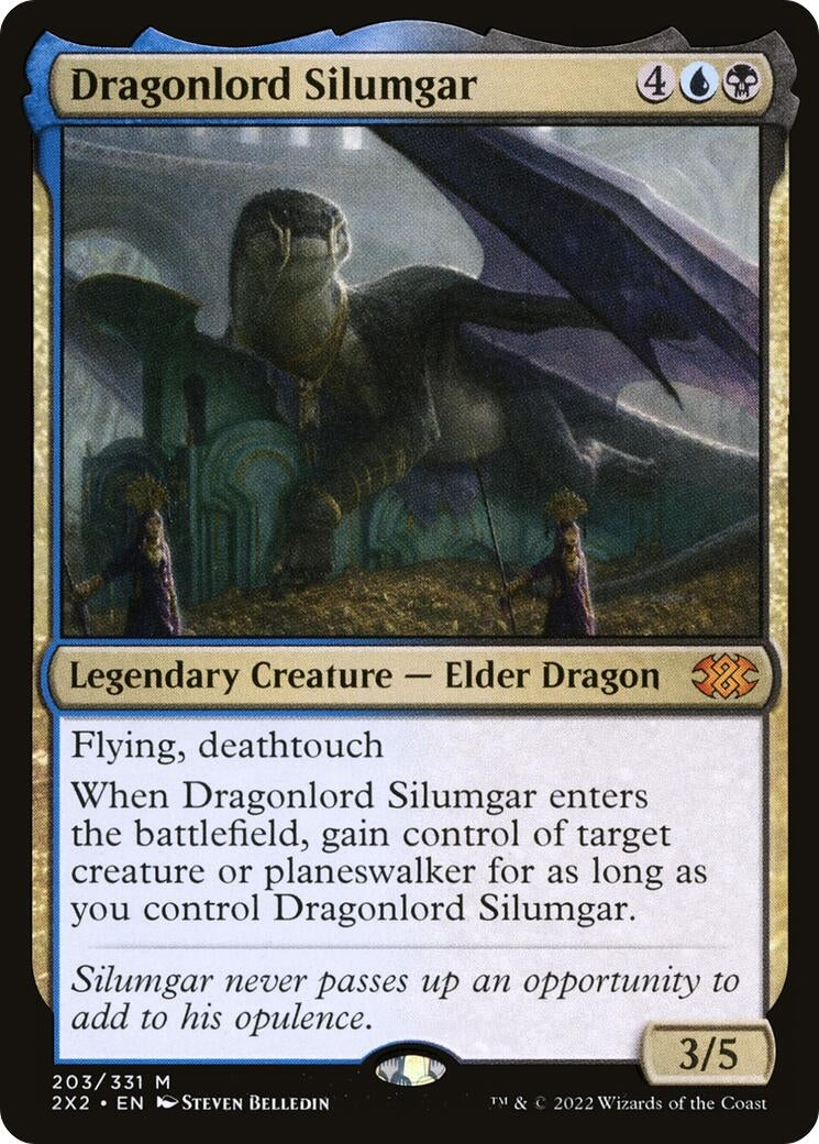 Image for Dragonlord Silumgar (203) [Double Masters 2022] - Magic: The Gathering
