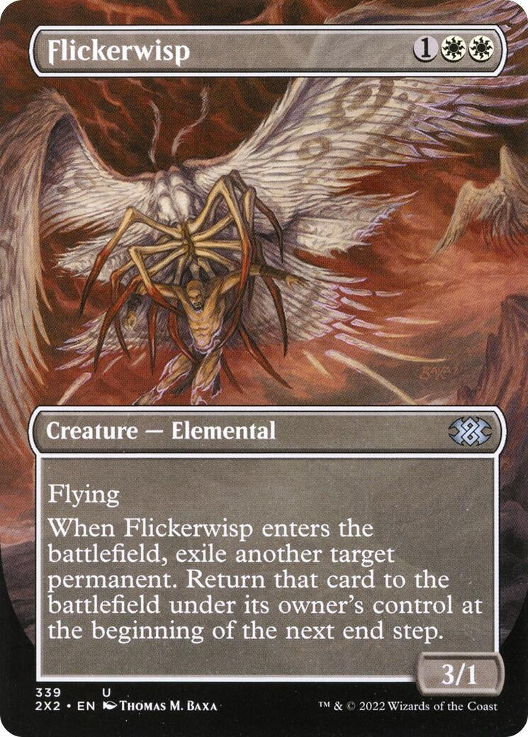 Image for Flickerwisp (Borderless) (339) [Double Masters 2022] - Magic: The Gathering