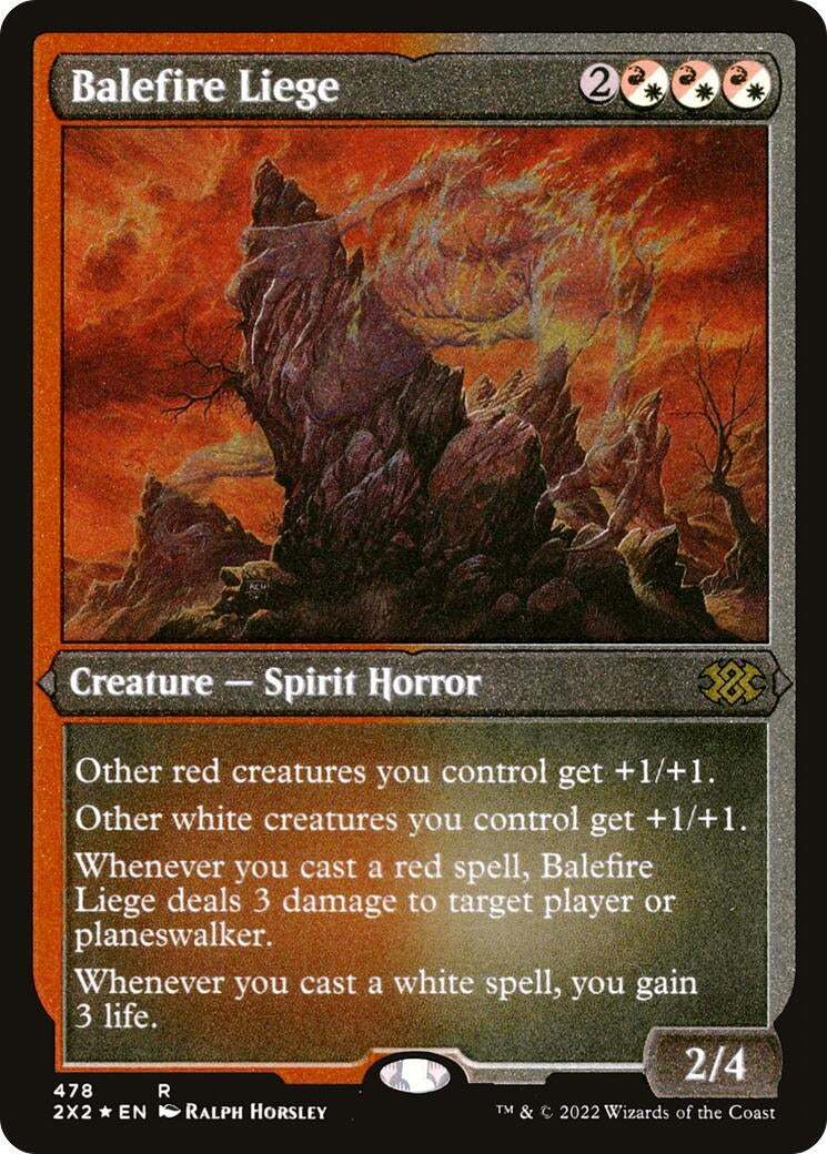 Image for Balefire Liege (Foil Etched) (478) [Double Masters 2022] - Magic: The Gathering